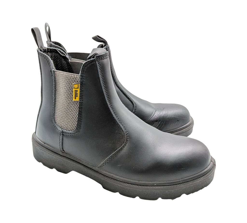 BLACK HAMMER 1600 Sicherheitsstiefel Chelsea S3 SRC Gr. 44 Schwarz