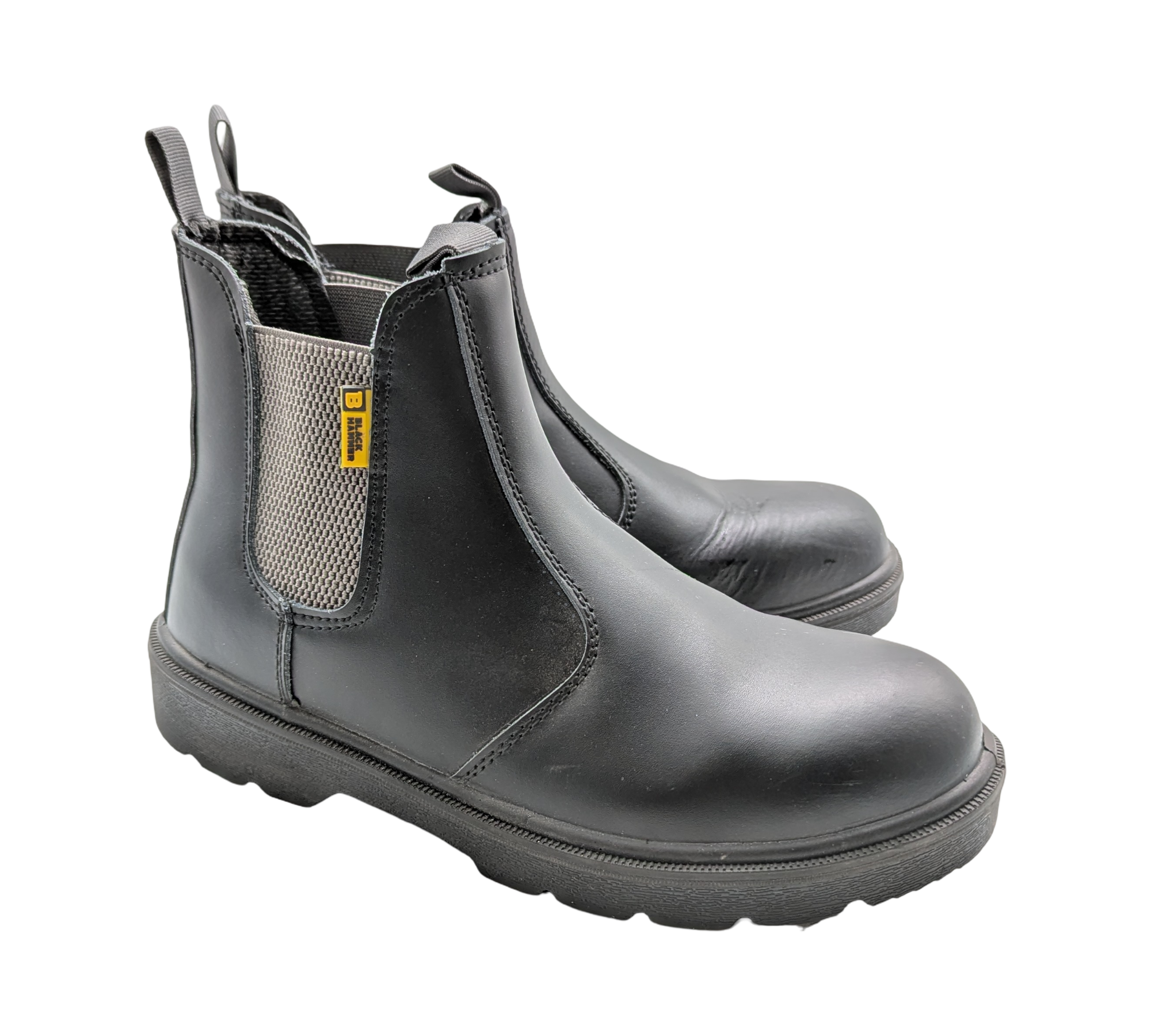 BLACK HAMMER 1600 Sicherheitsstiefel Chelsea S3 SRC Gr. 44 Schwarz