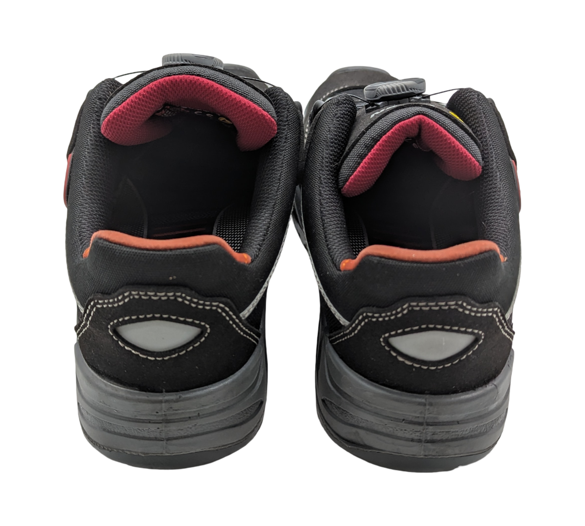 ELTEN SENEX BOA ESD S3 Sicherheitsschuhe Gr. 43 Schwarz-Rot