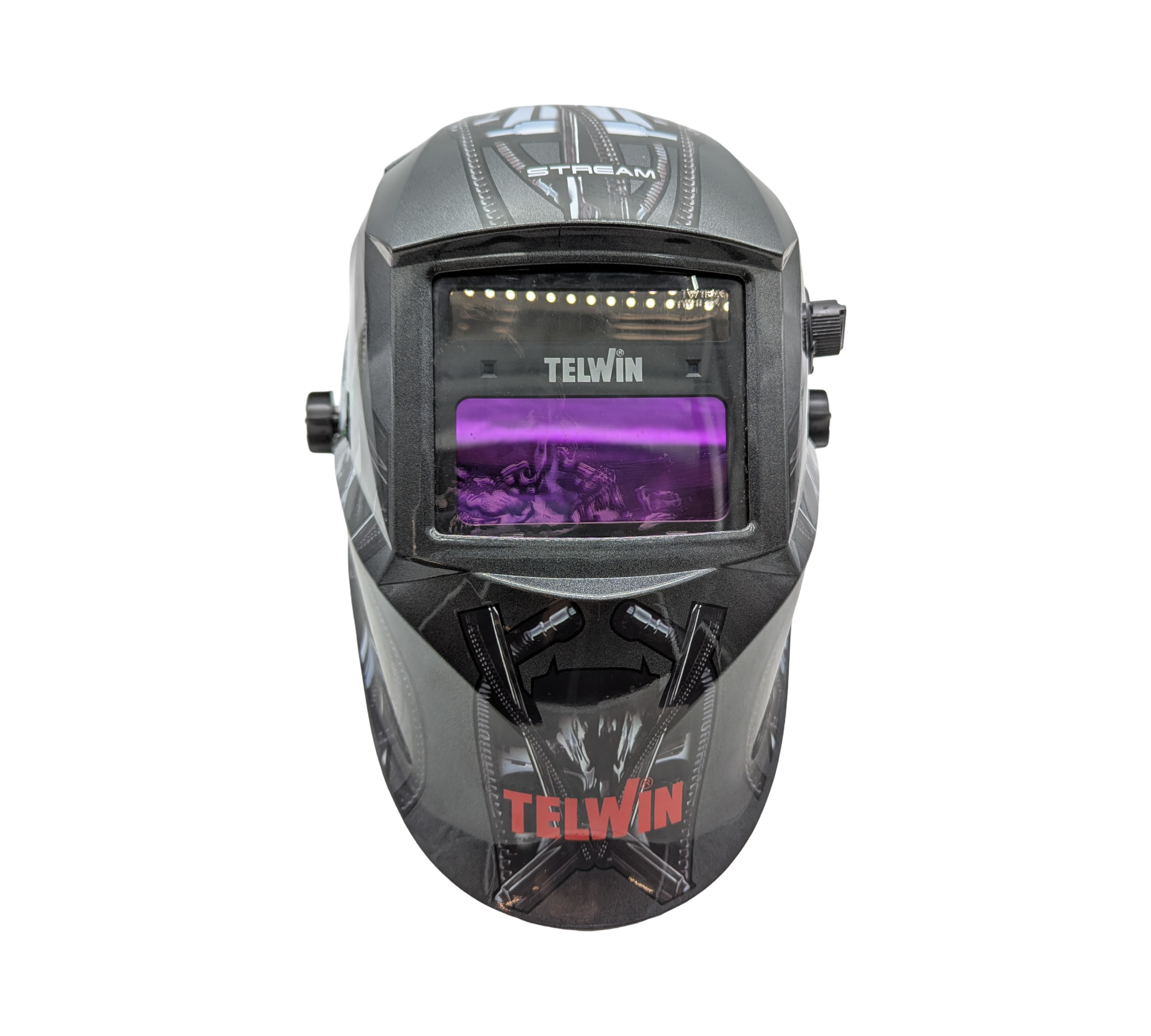 Telwin 804234 Stream Robot Schweißmaske für MMA, MIG-MAG und TIG