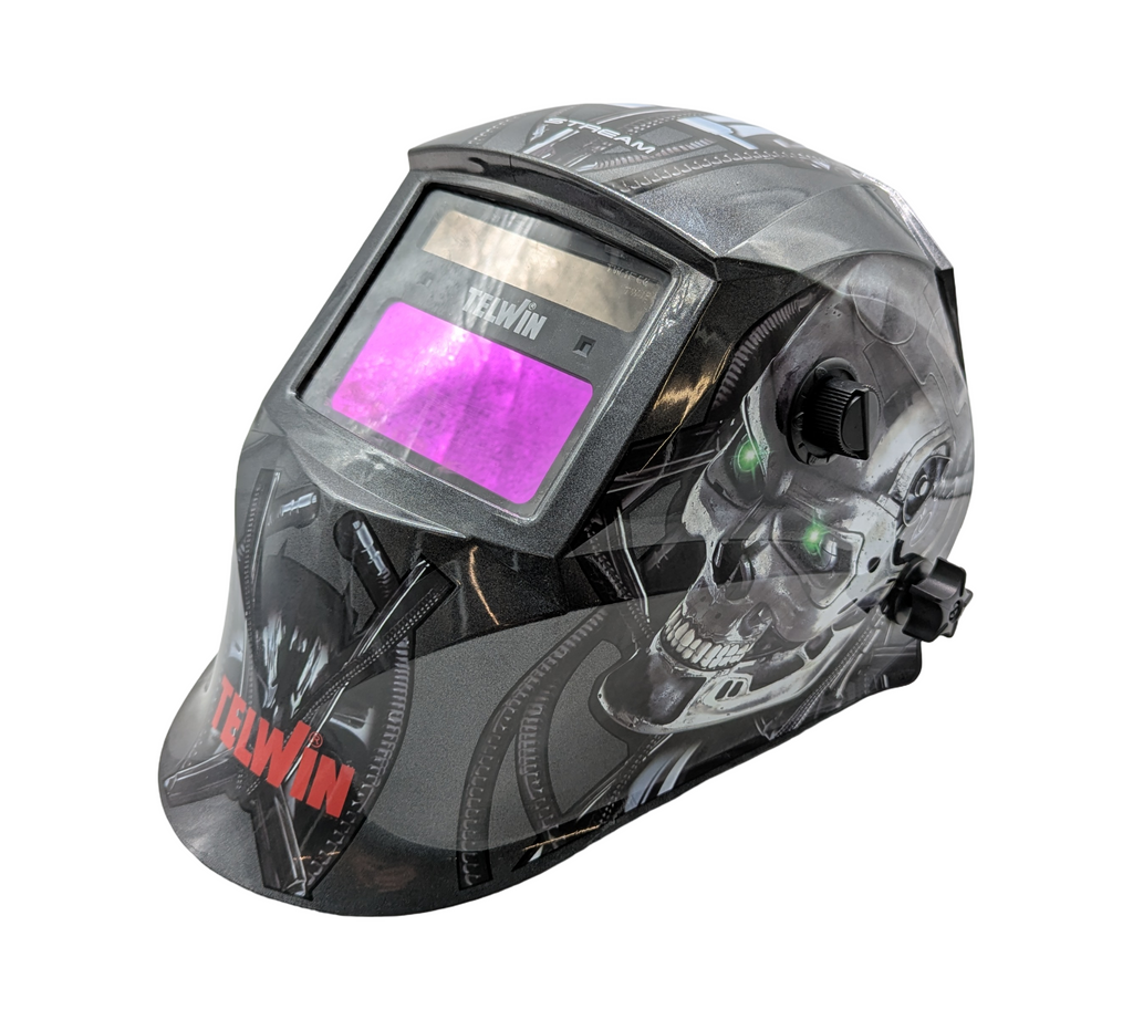 Telwin 804234 Stream Robot Schweißmaske für MMA, MIG-MAG und TIG