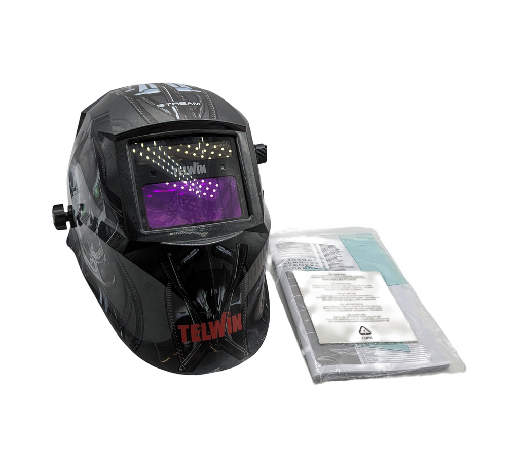 Telwin 804234 Stream Robot Schweißmaske für MMA, MIG-MAG und TIG