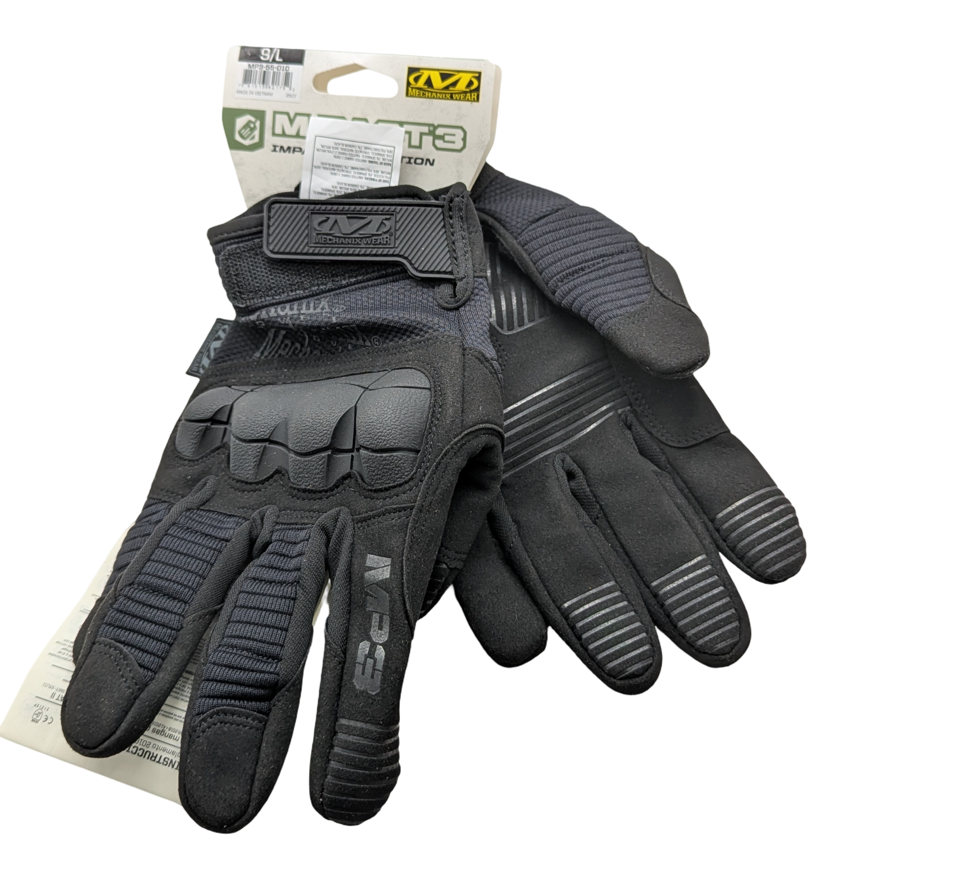 Mechanix Wear M-Pact 3 Handschuhe Gr. L Schwarz
