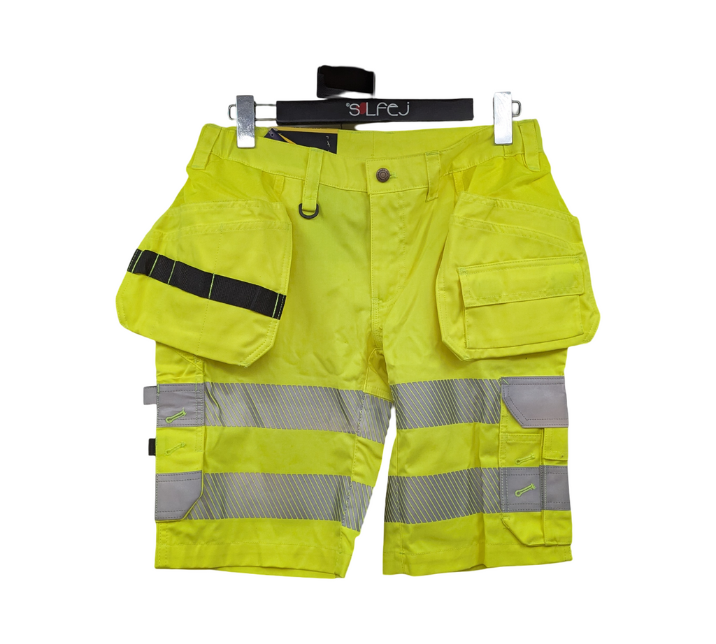 Blåkläder Damen Arbeitsshorts Stretch Hi Vis Gelb Gr. C42