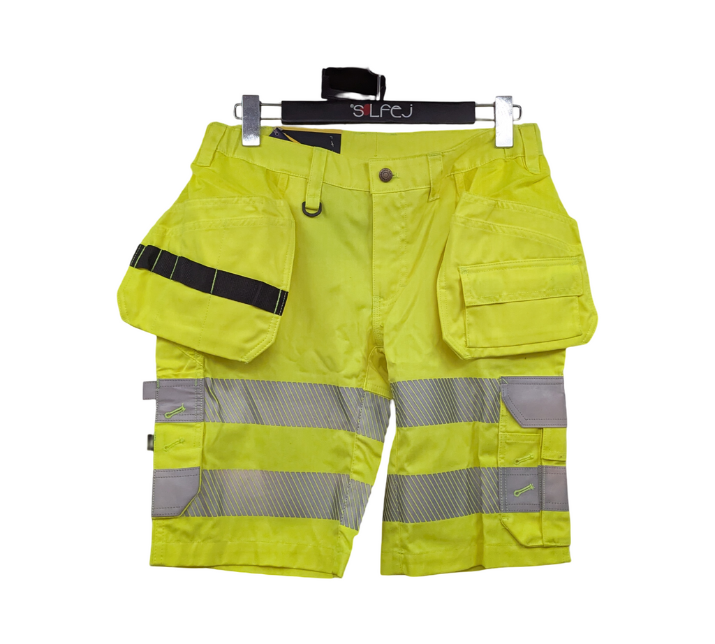Blåkläder Damen Arbeitsshorts Stretch Hi Vis Gelb Gr. C42