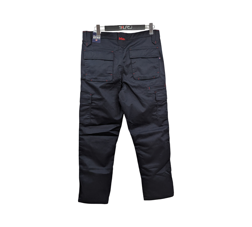 Lee Cooper LCPNT206 Arbeitshose W34 L31 Marineblau