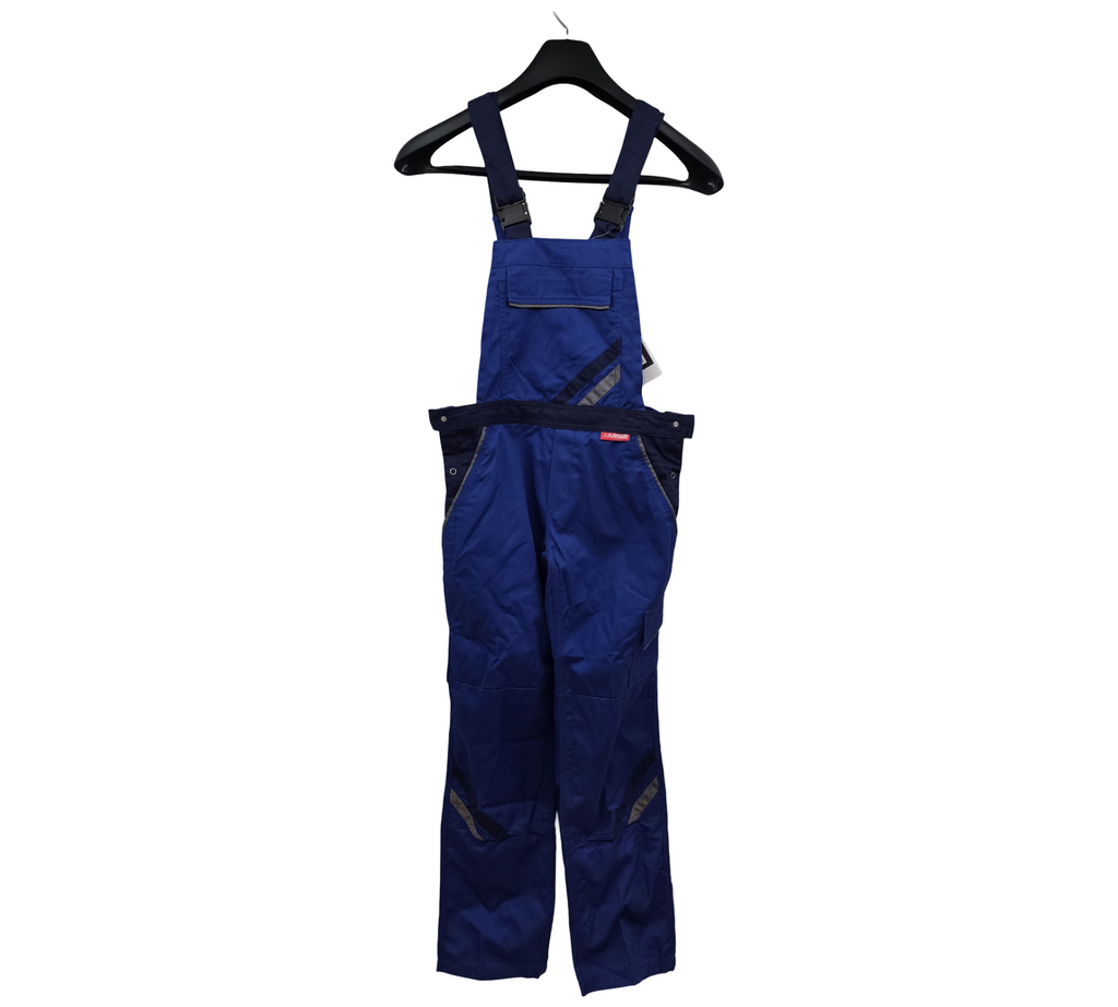 --F--Planam Highline Damen-Latzhose Gr. 36 Kornblau Marine Zink