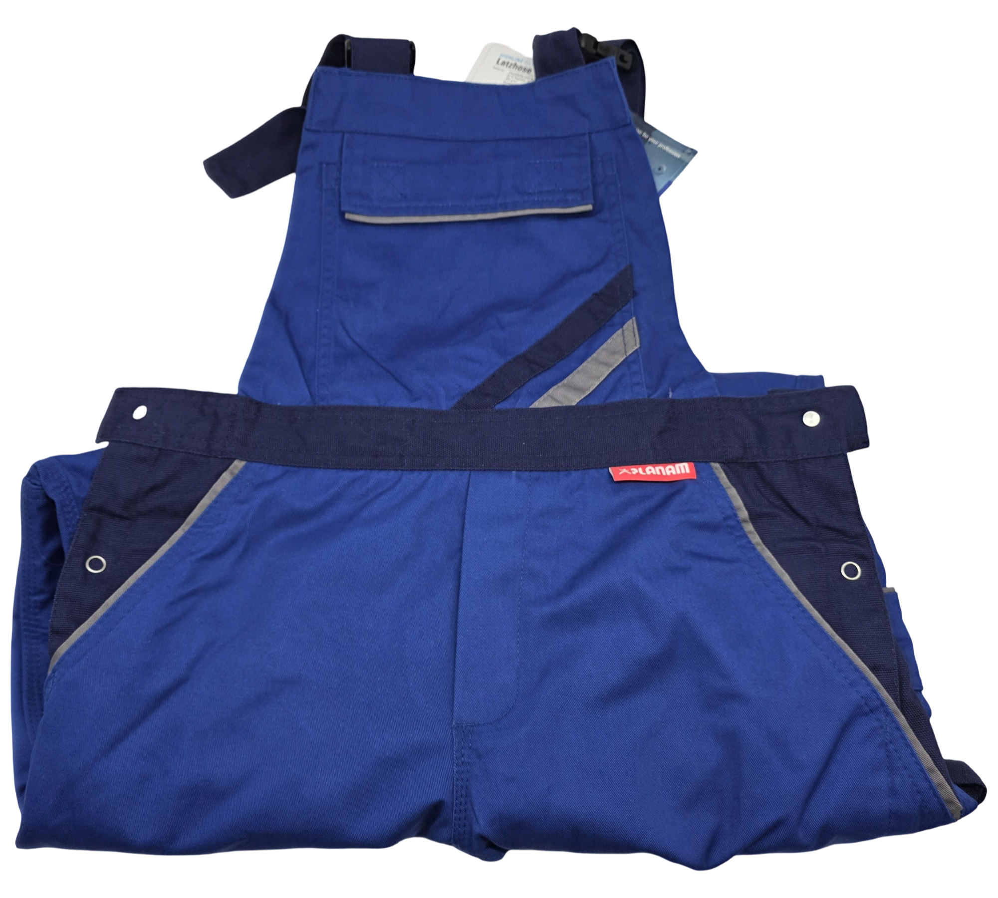 --F--Planam Highline Damen-Latzhose Gr. 36 Kornblau Marine Zink