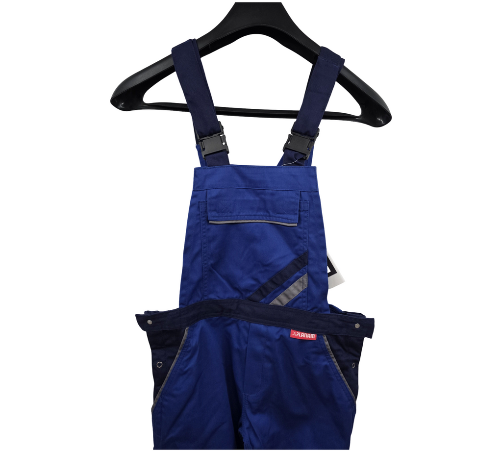 --F--Planam Highline Damen-Latzhose Gr. 36 Kornblau Marine Zink