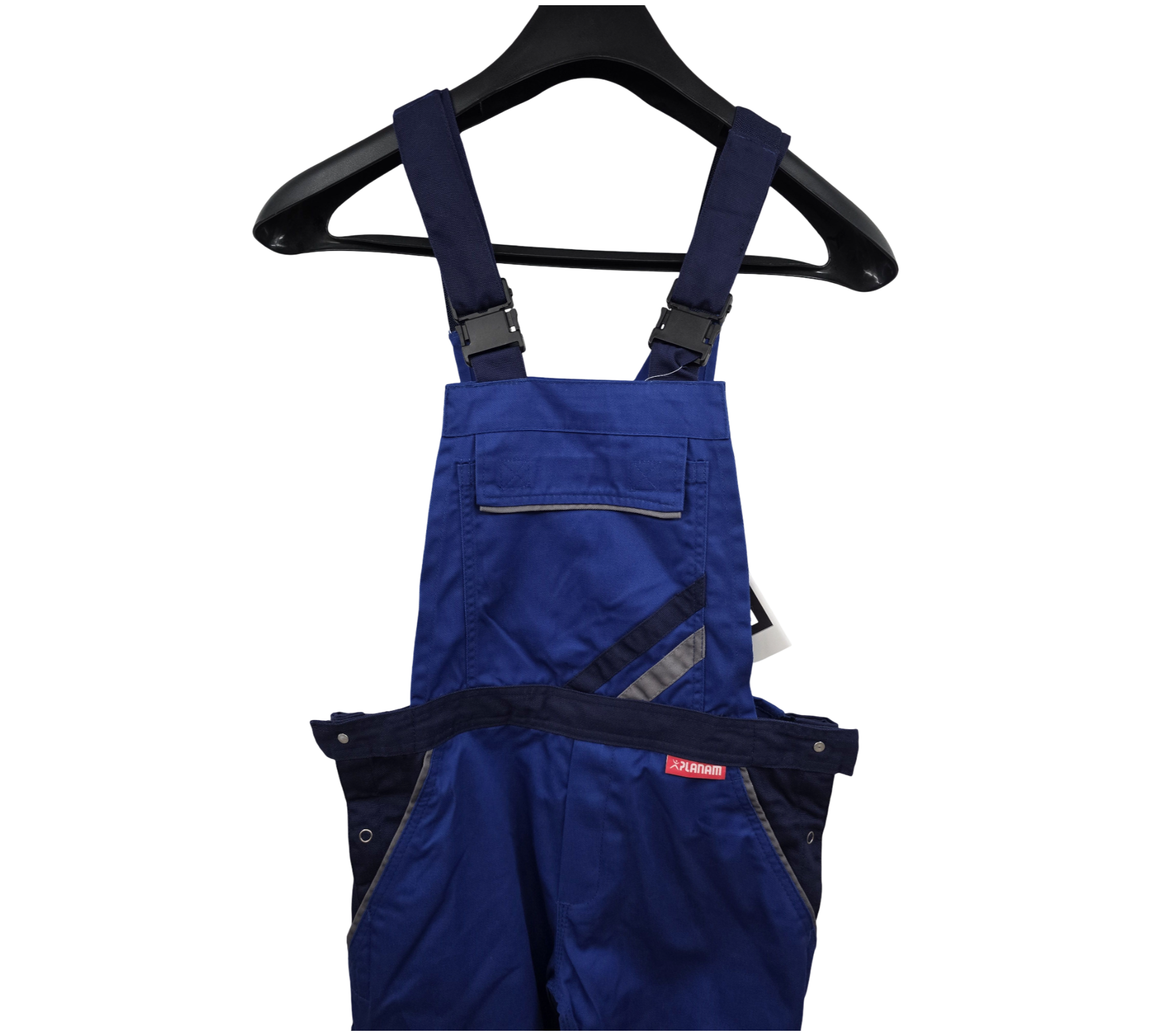 --F--Planam Highline Damen-Latzhose Gr. 36 Kornblau Marine Zink