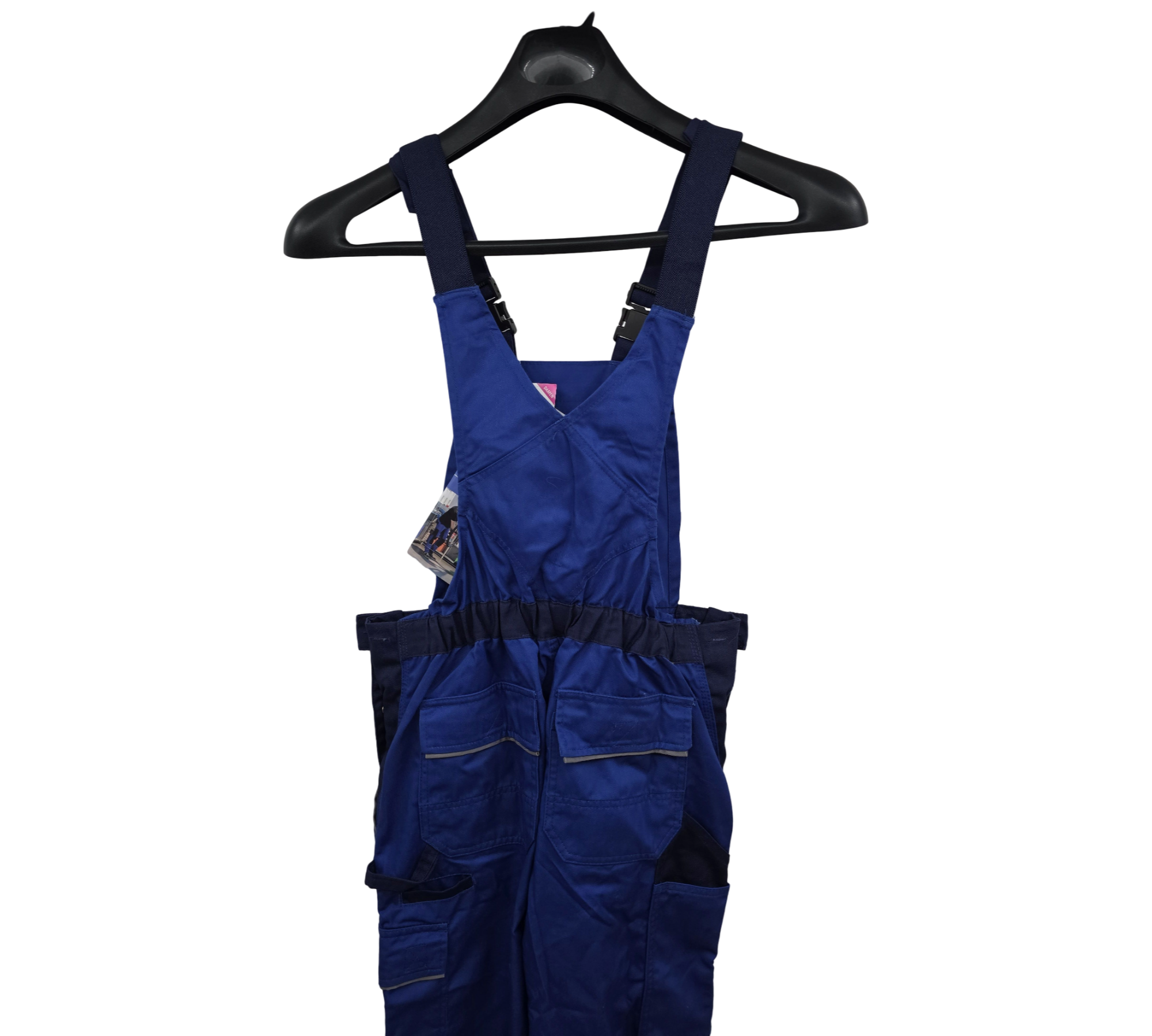 --F--Planam Highline Damen-Latzhose Gr. 36 Kornblau Marine Zink