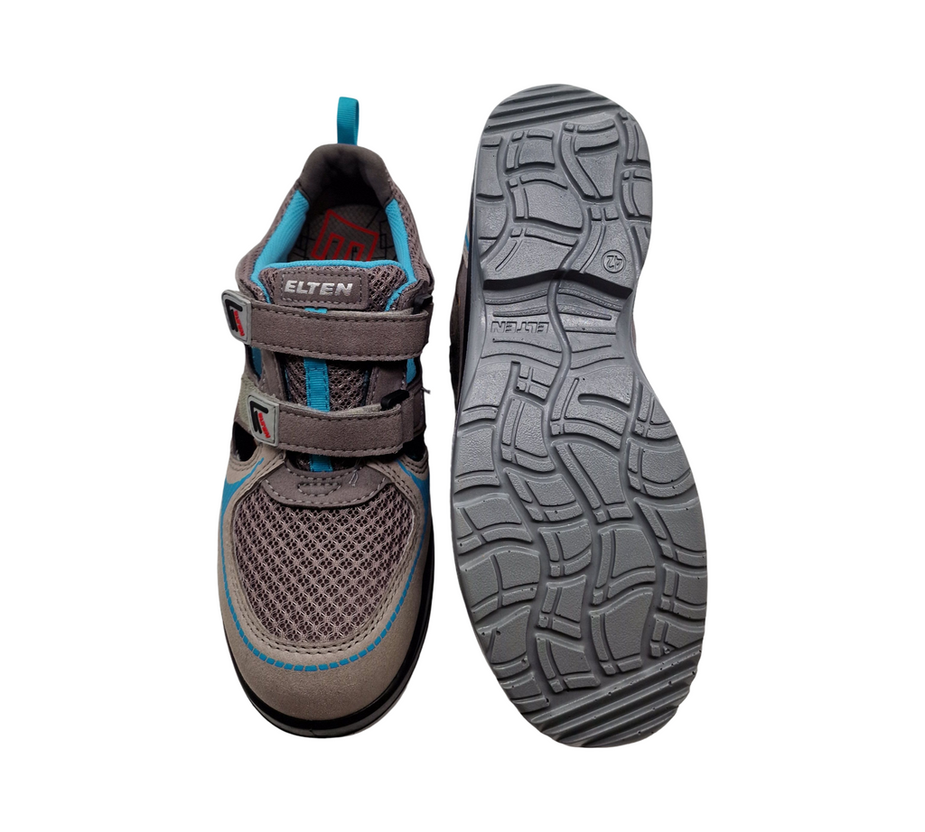 ELTEN MILA aqua Easy S1 Sicherheitsschuhe Gr. 42 Grau-Türkis