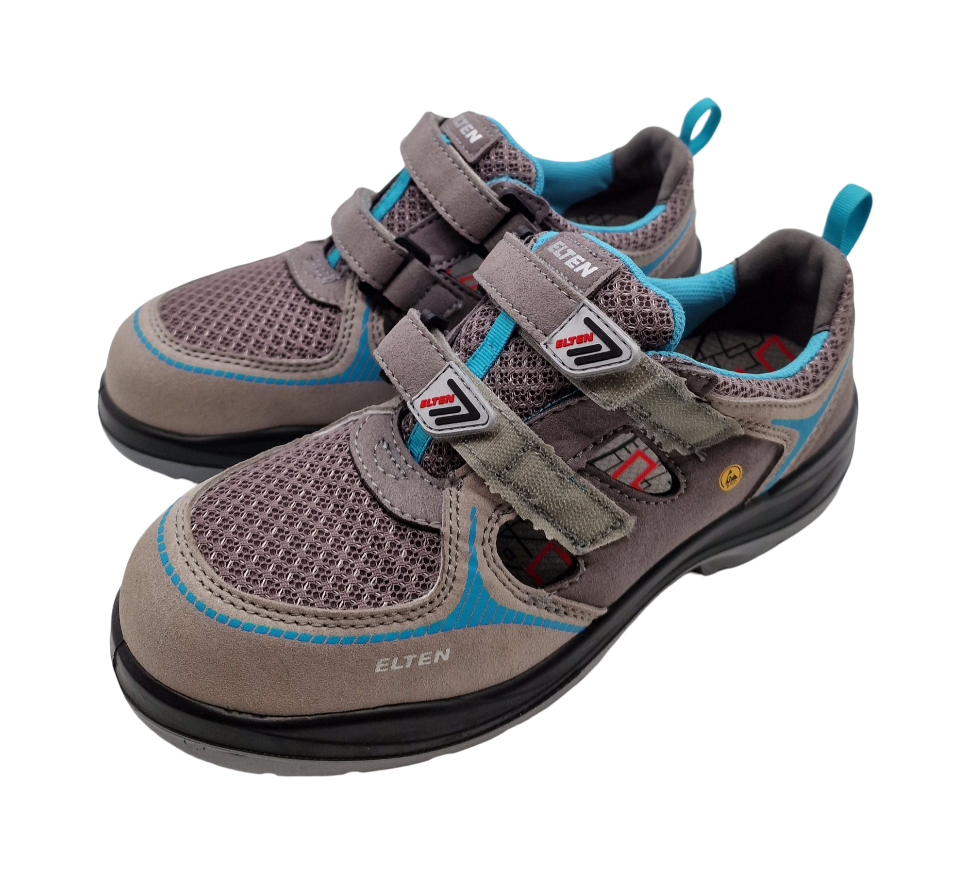 ELTEN MILA aqua Easy S1 Sicherheitsschuhe Gr. 42 Grau-Türkis