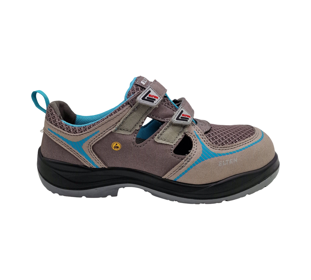 ELTEN MILA aqua Easy S1 Sicherheitsschuhe Gr. 42 Grau-Türkis