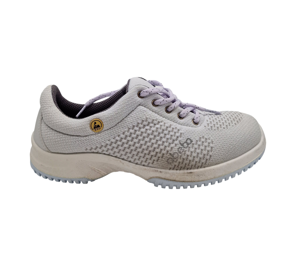 ABEBA 31772 Halbschuh ESD Berufsschuh Arbeitsschuh Gr. 38 Weiß