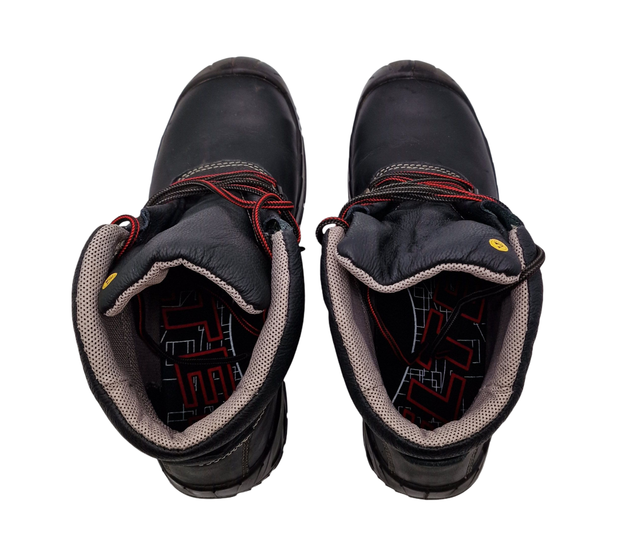 ELTEN RENZO XXW Mid ESD S3 Sicherheitsschuhe Leder Gr. 46 Schwarz