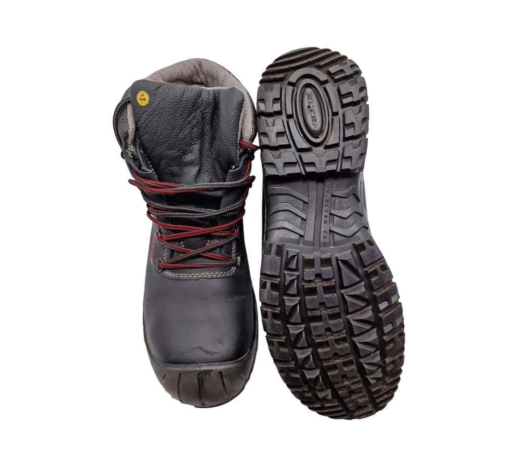 ELTEN RENZO XXW Mid ESD S3 Sicherheitsschuhe Leder Gr. 46 Schwarz