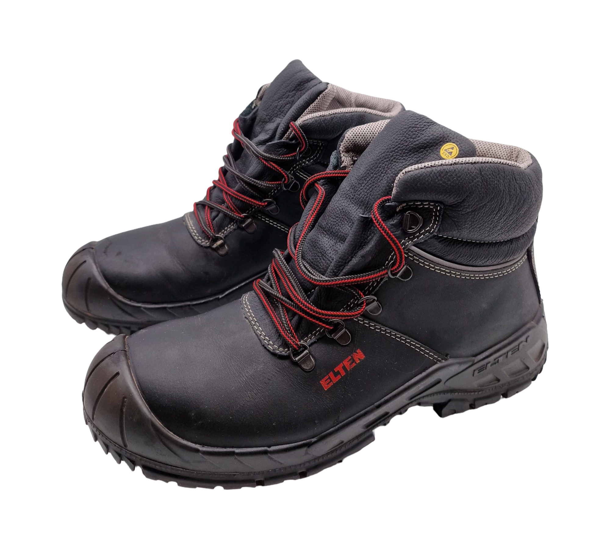 ELTEN RENZO XXW Mid ESD S3 Sicherheitsschuhe Leder Gr. 46 Schwarz