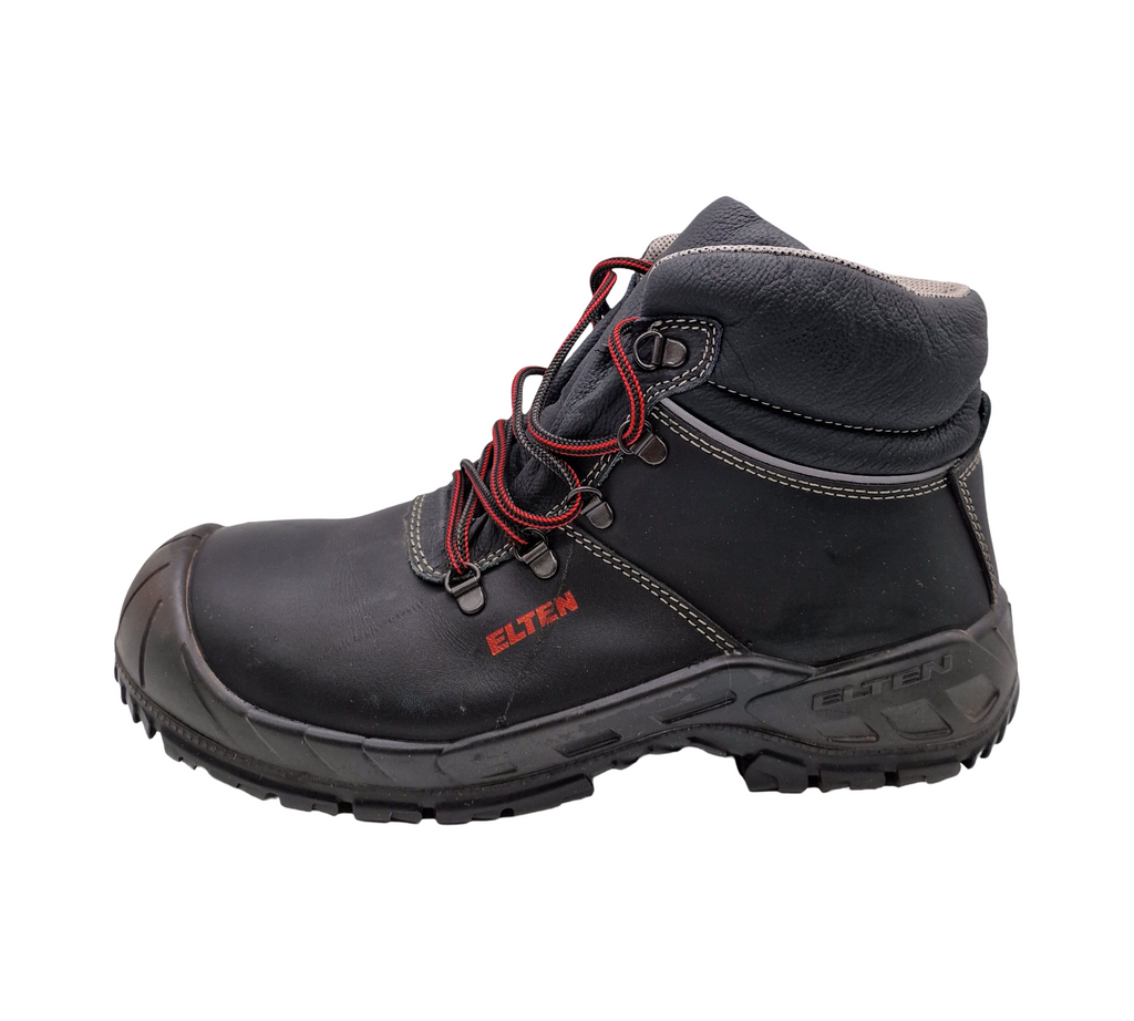 ELTEN RENZO XXW Mid ESD S3 Sicherheitsschuhe Leder Gr. 46 Schwarz