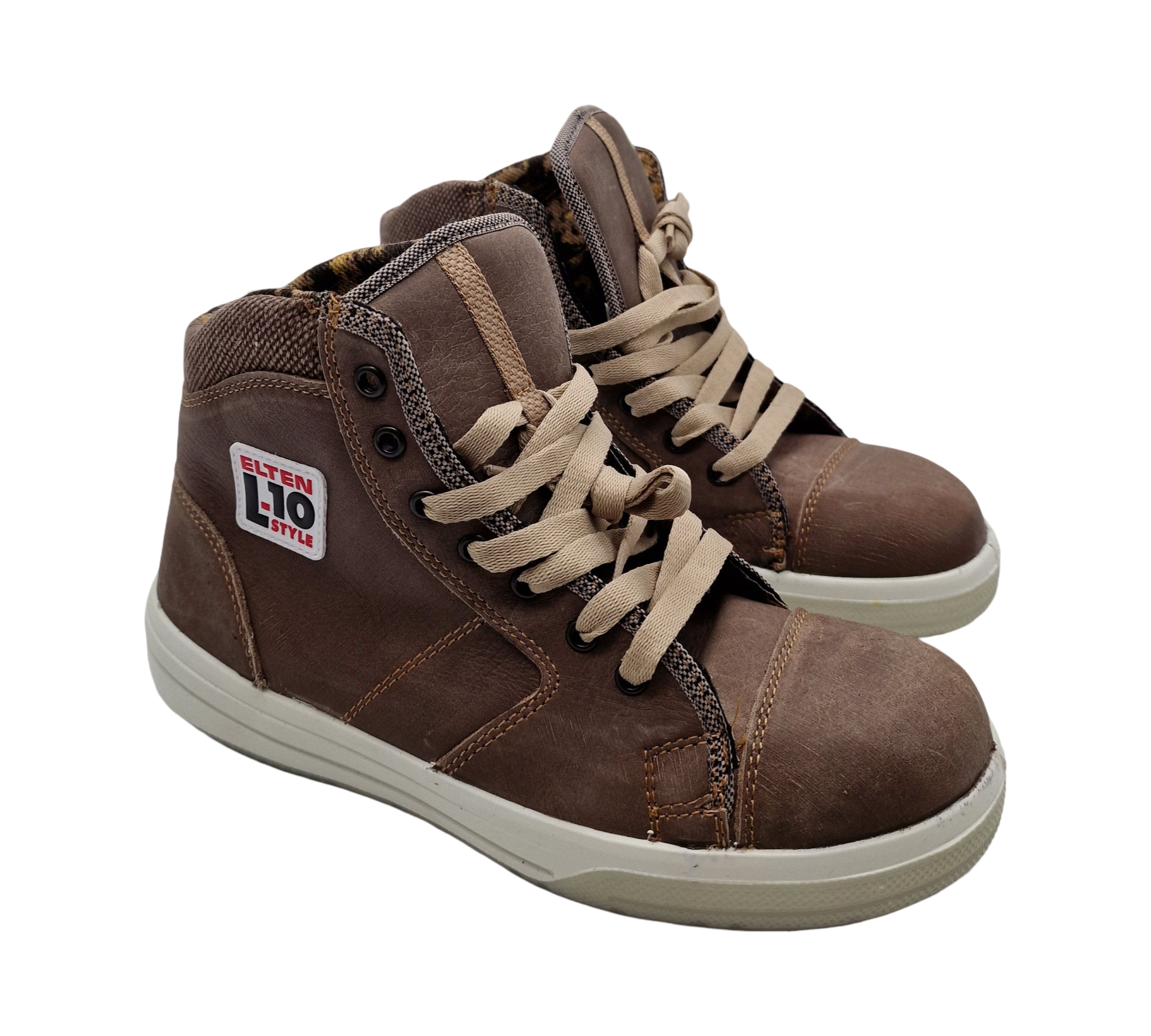 ELTEN EMOTION ESD S3 Sicherheitsschuhe Leder Gr. 40 Braun