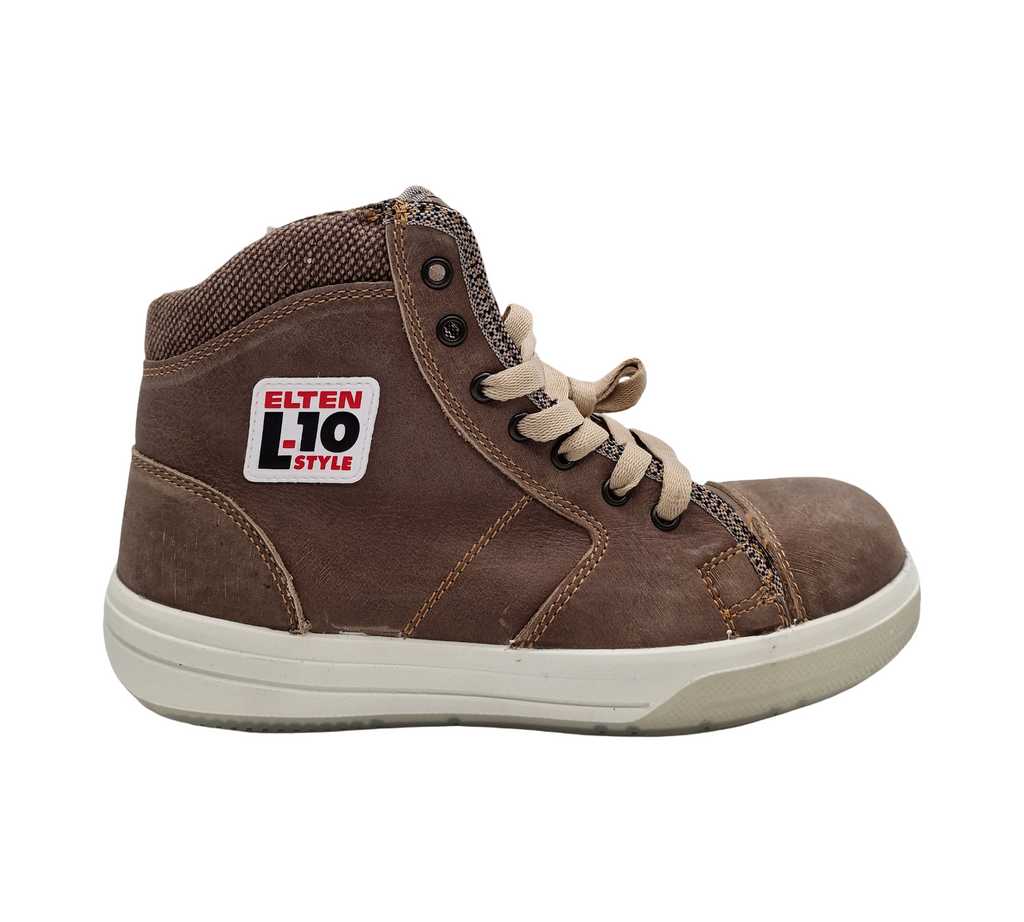 ELTEN EMOTION ESD S3 Sicherheitsschuhe Leder Gr. 40 Braun