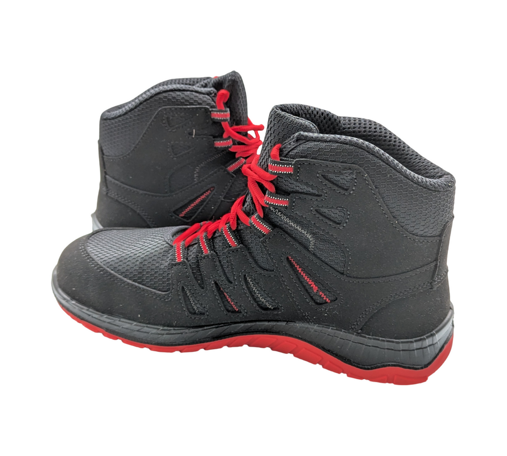ELTEN MADDOX Mid ESD S3 Sicherheitsschuhe Gr. 43 Schwarz-Rot