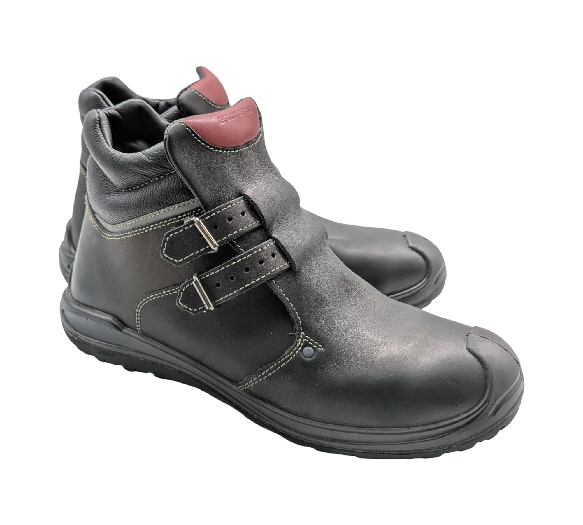 ELTEN ANDERSON Roof S3 HI Sicherheitsschuhe Herren Gr. 48 Schwarz-Rot