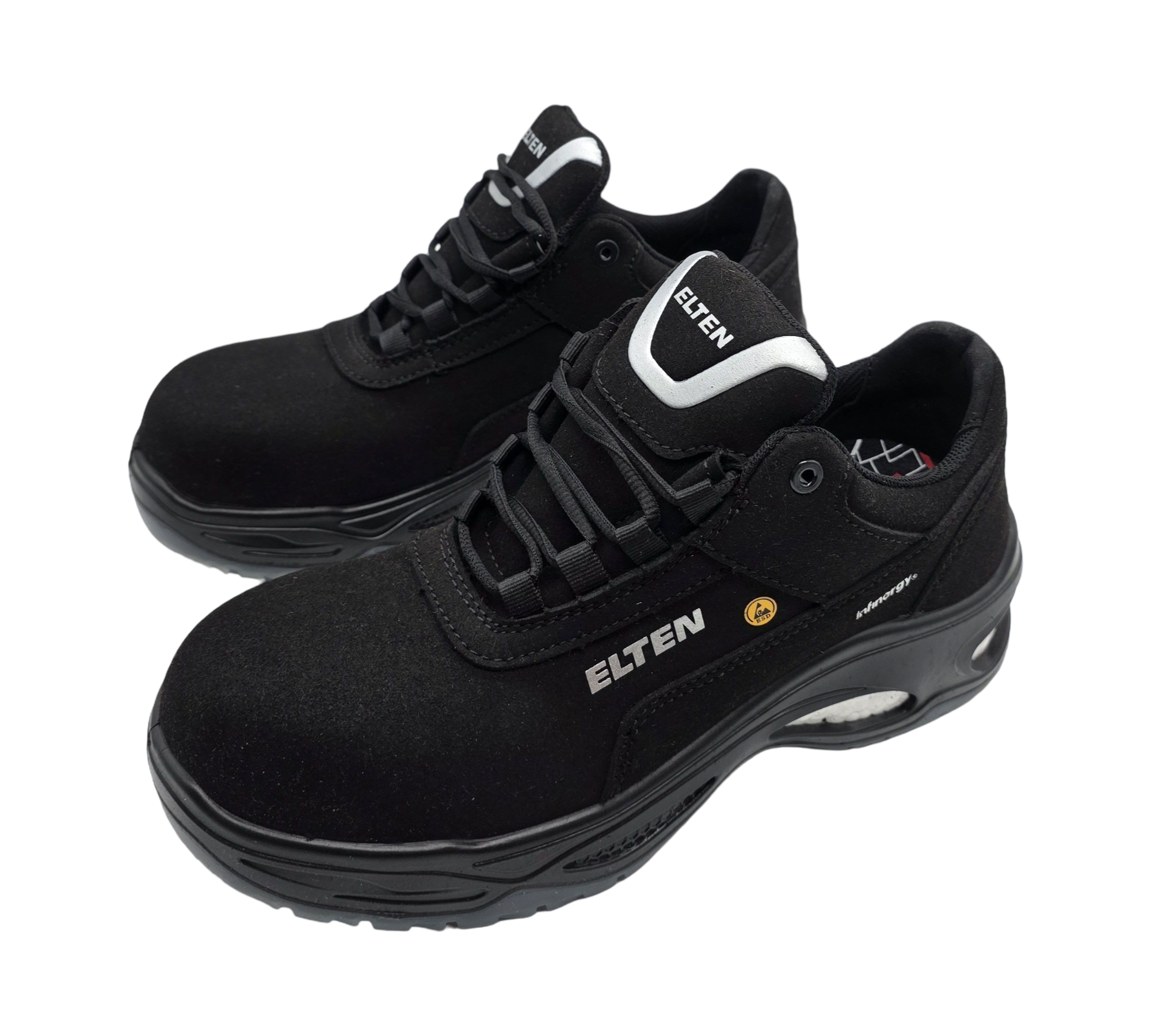 ELTEN MILOW Low ESD S2 Sicherheitsschuhe Gr. 40 Schwarz
