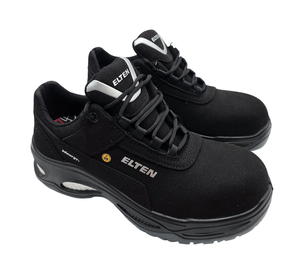 ELTEN MILOW Low ESD S2 Sicherheitsschuhe Gr. 40 Schwarz