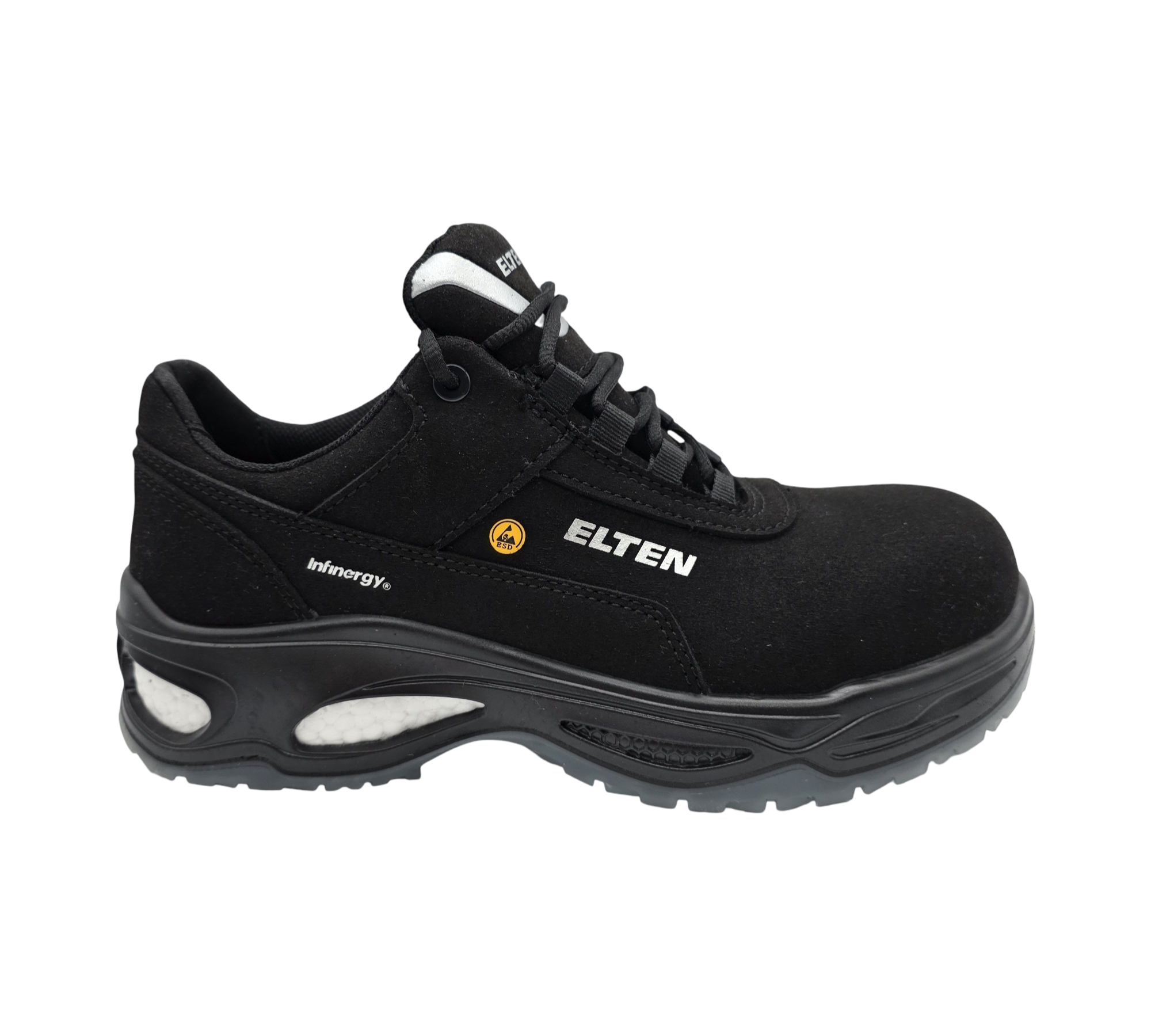 ELTEN MILOW Low ESD S2 Sicherheitsschuhe Gr. 40 Schwarz