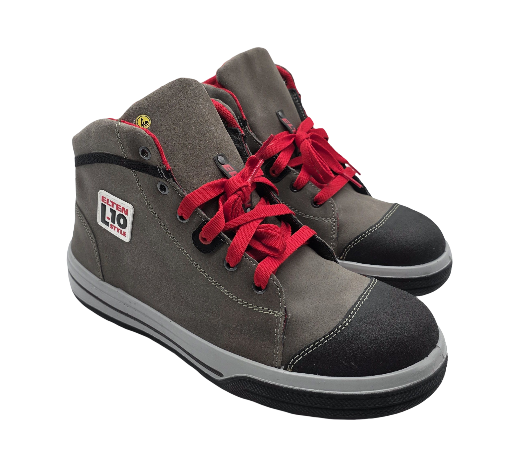 ELTEN VINTAGE Pirate S3 Sicherheitsschuhe Gr. 45 Grau-Schwarz