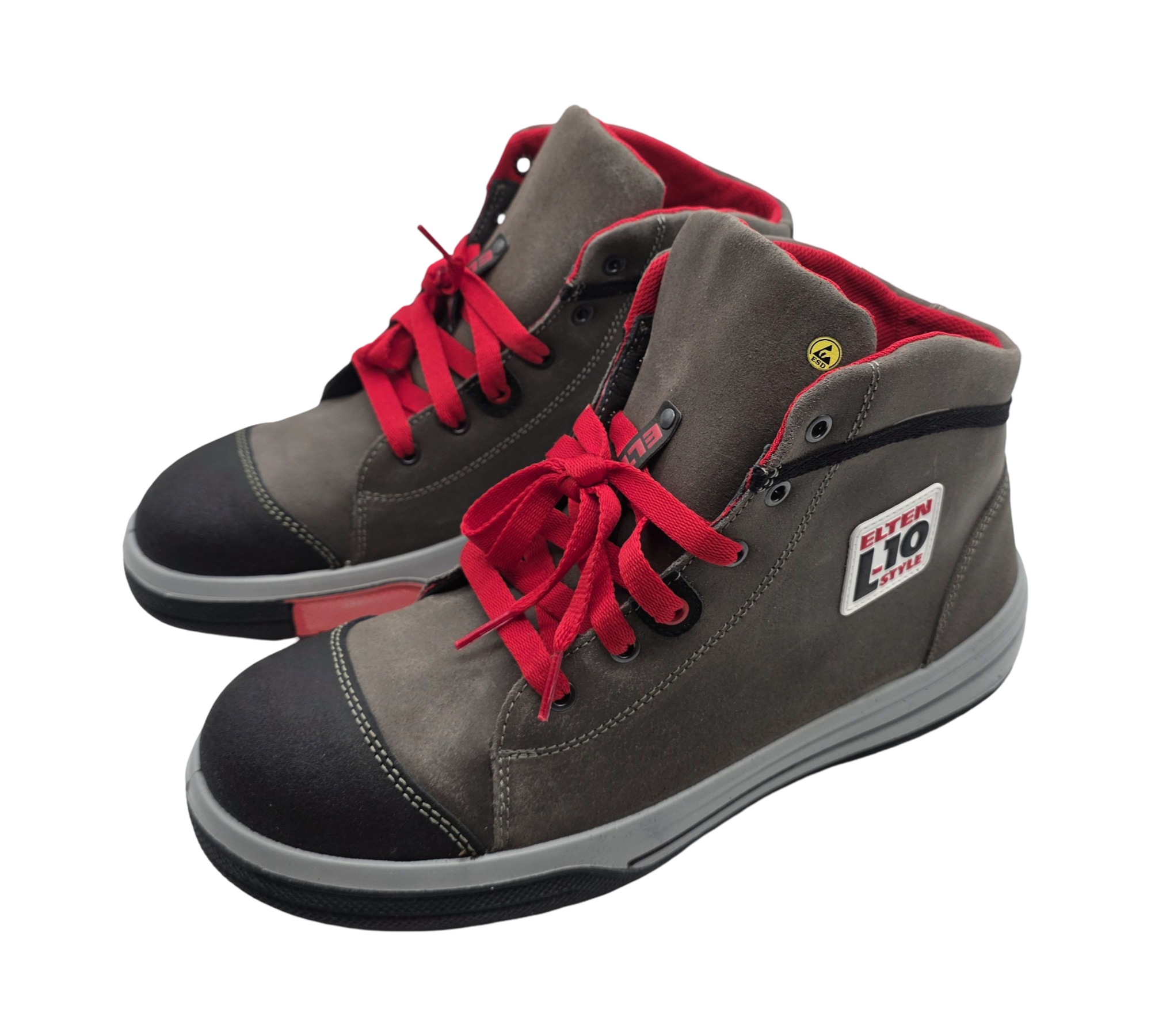 ELTEN VINTAGE Pirate S3 Sicherheitsschuhe Gr. 45 Grau-Schwarz