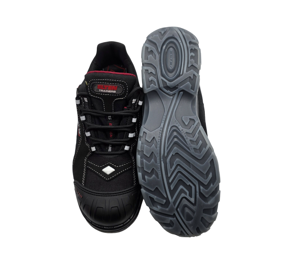 ELTEN SENEX Pro ESD S3 Sicherheitsschuhe Herren Gr. 43 Schwarz-Rot