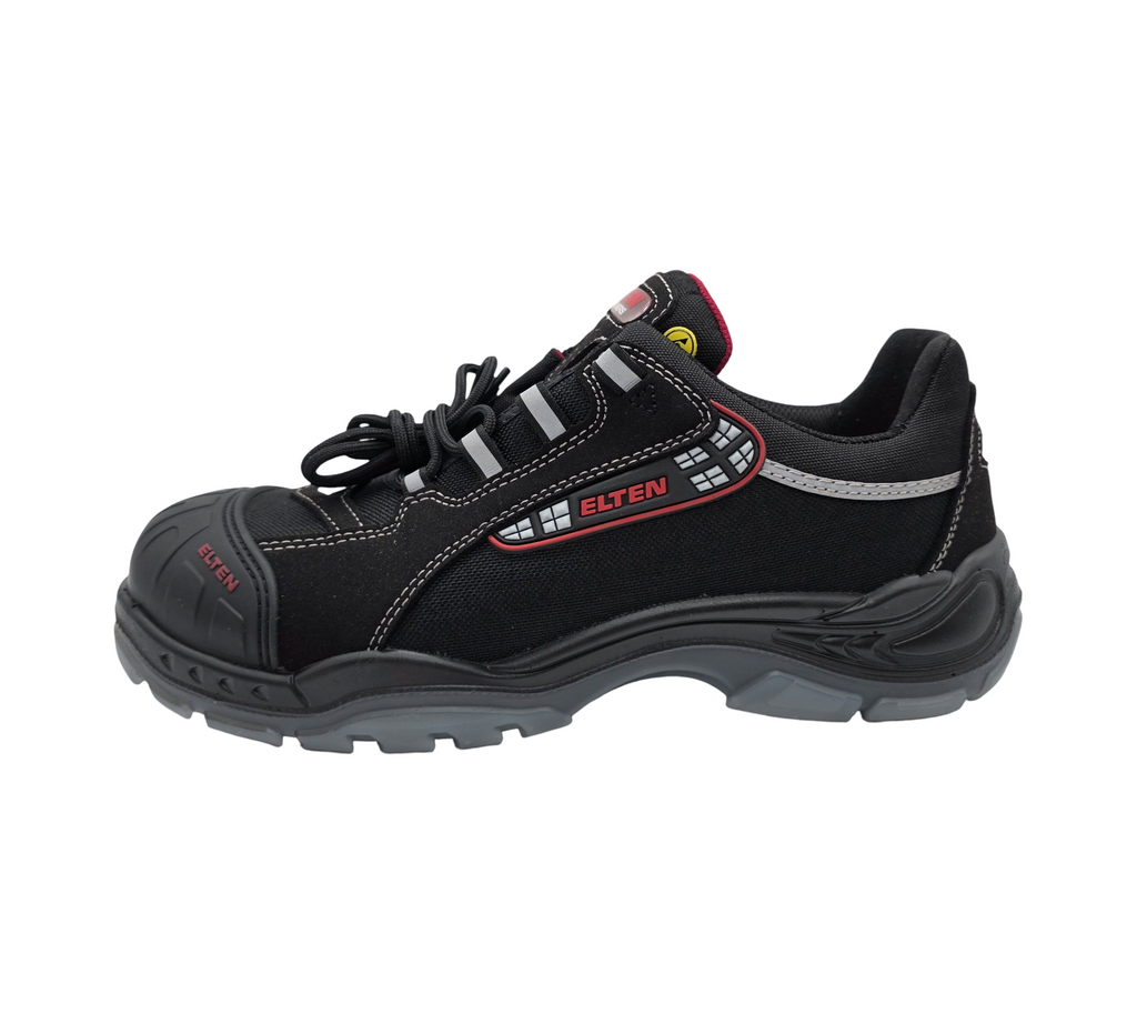 ELTEN SENEX Pro ESD S3 Sicherheitsschuhe Herren Gr. 43 Schwarz-Rot