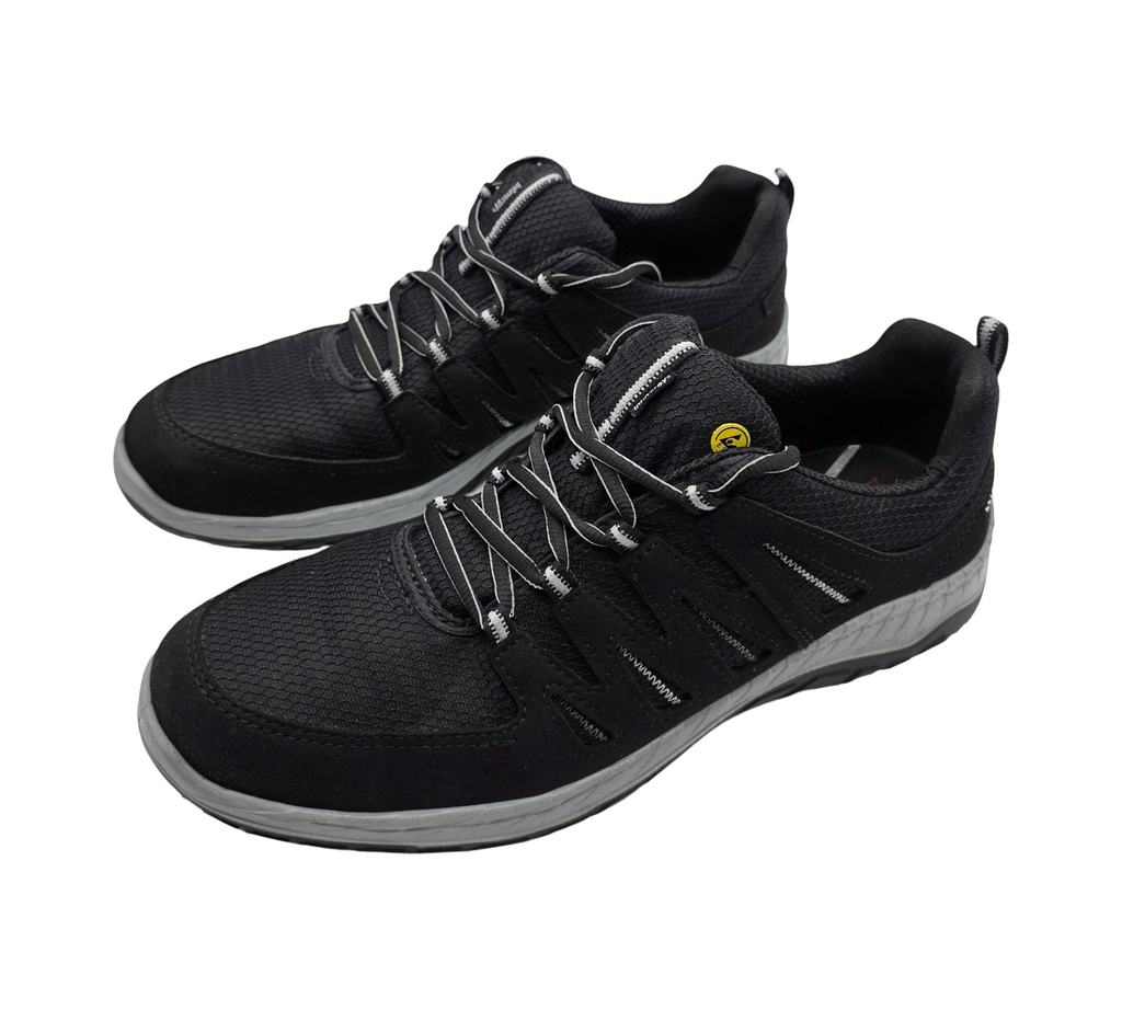ELTEN MADDOX Low ESD S3 Sicherheitsschuhe Herren Gr. 46 Schwarz-Grau