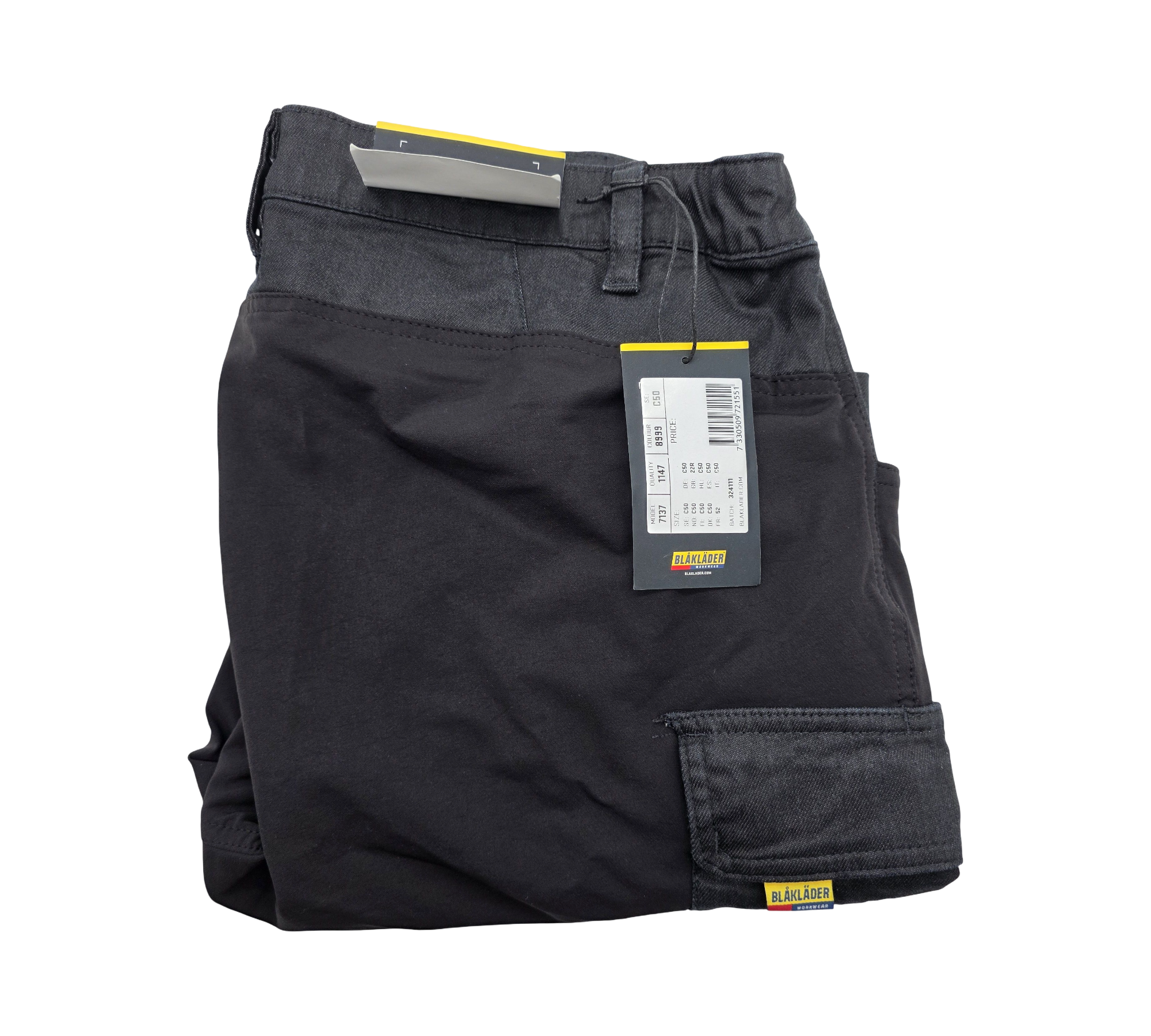 Blaklader Servi Stretch Shorts Damen Gr. C50 Marineblau Schwarz