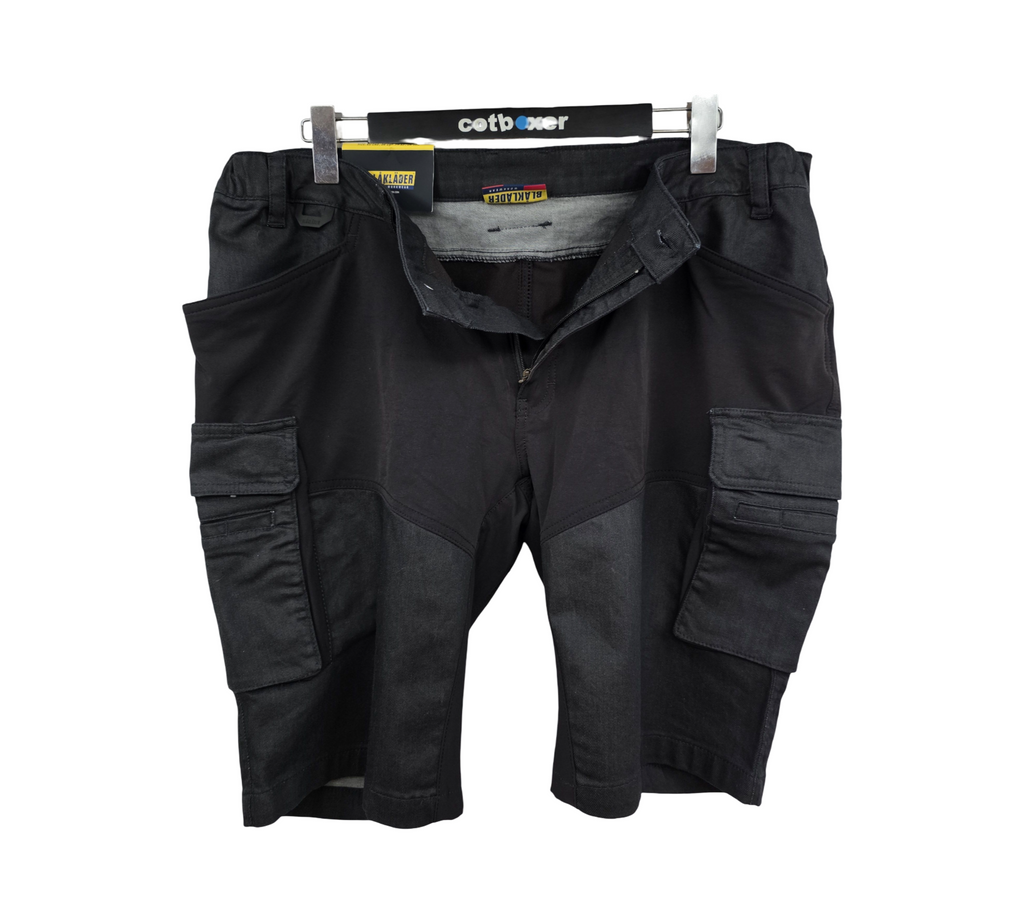 Blaklader Servi Stretch Shorts Damen Gr. C50 Marineblau Schwarz