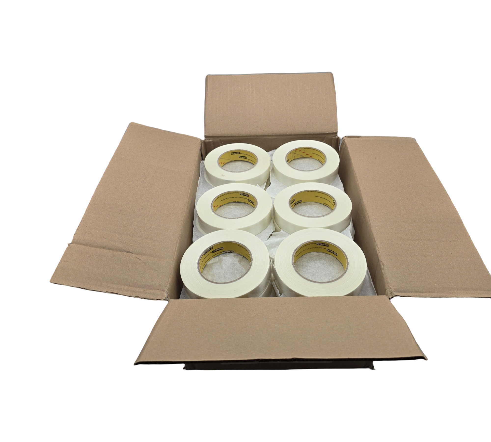 3M Scotch 8981Filament-Klebeband Transparent 50 m x 25 mm, 36er Packung