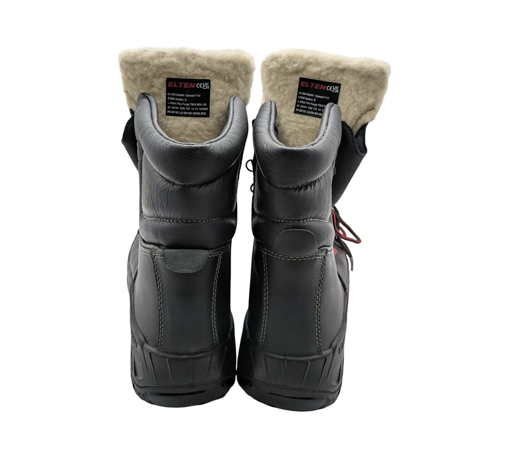 ELTEN Renzo Winter S3S CI Sicherheitsschuhe Leder Gr. 45 Schwarz