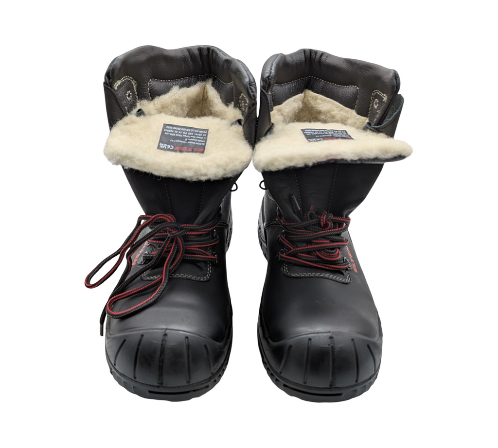ELTEN Renzo Winter S3S CI Sicherheitsschuhe Leder Gr. 45 Schwarz