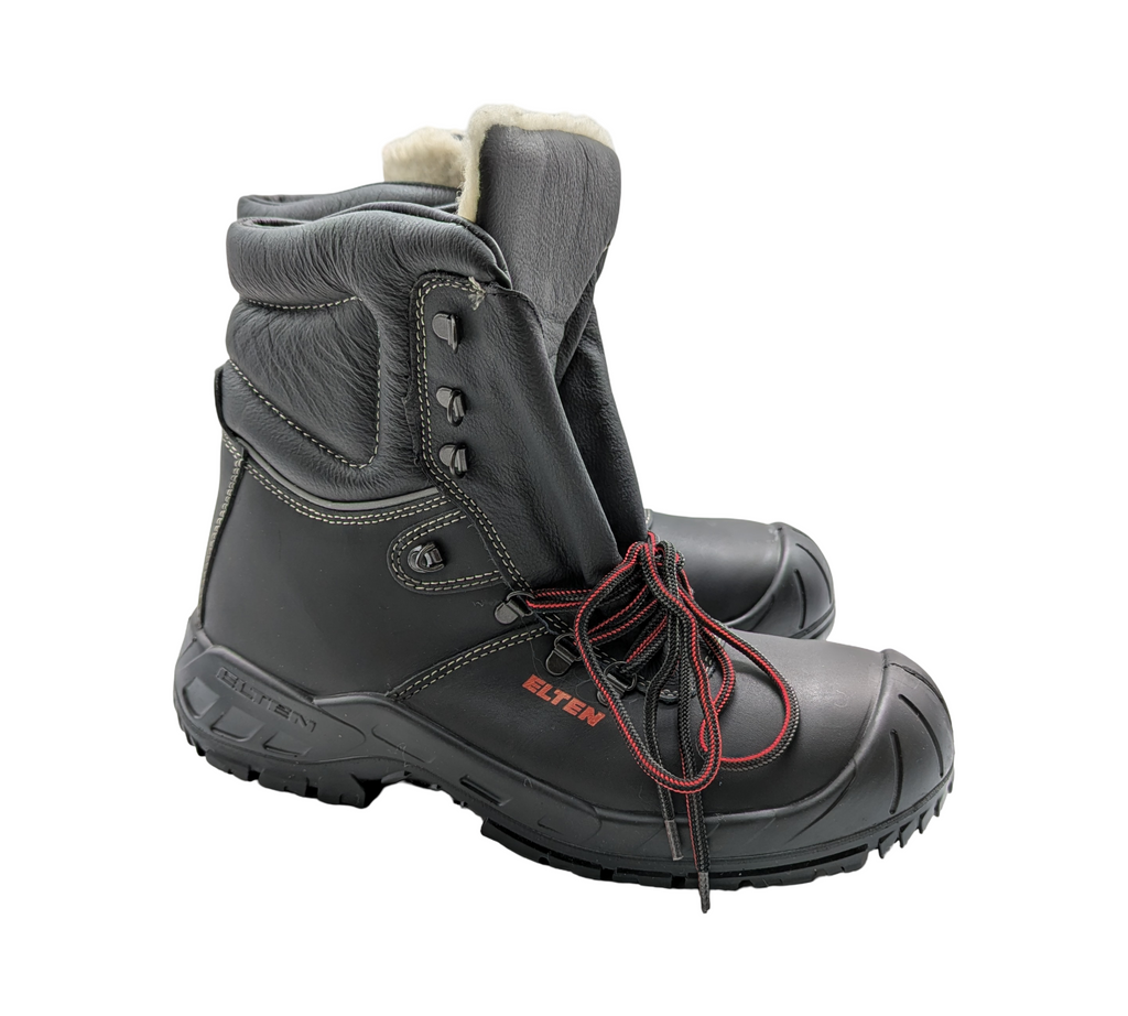 ELTEN Renzo Winter S3S CI Sicherheitsschuhe Leder Gr. 45 Schwarz