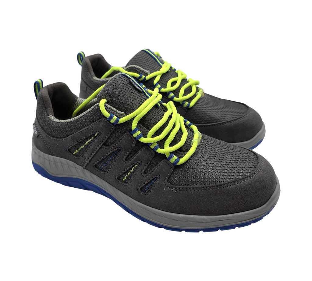 ELTEN MADDOX Low ESD S1P Sicherheitsschuhe Gr. 41 Grau-Blau