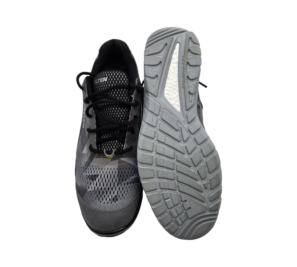 ELTEN LANDON grey Low ESD S1 Sicherheitsschuhe Gr. 41 Grau