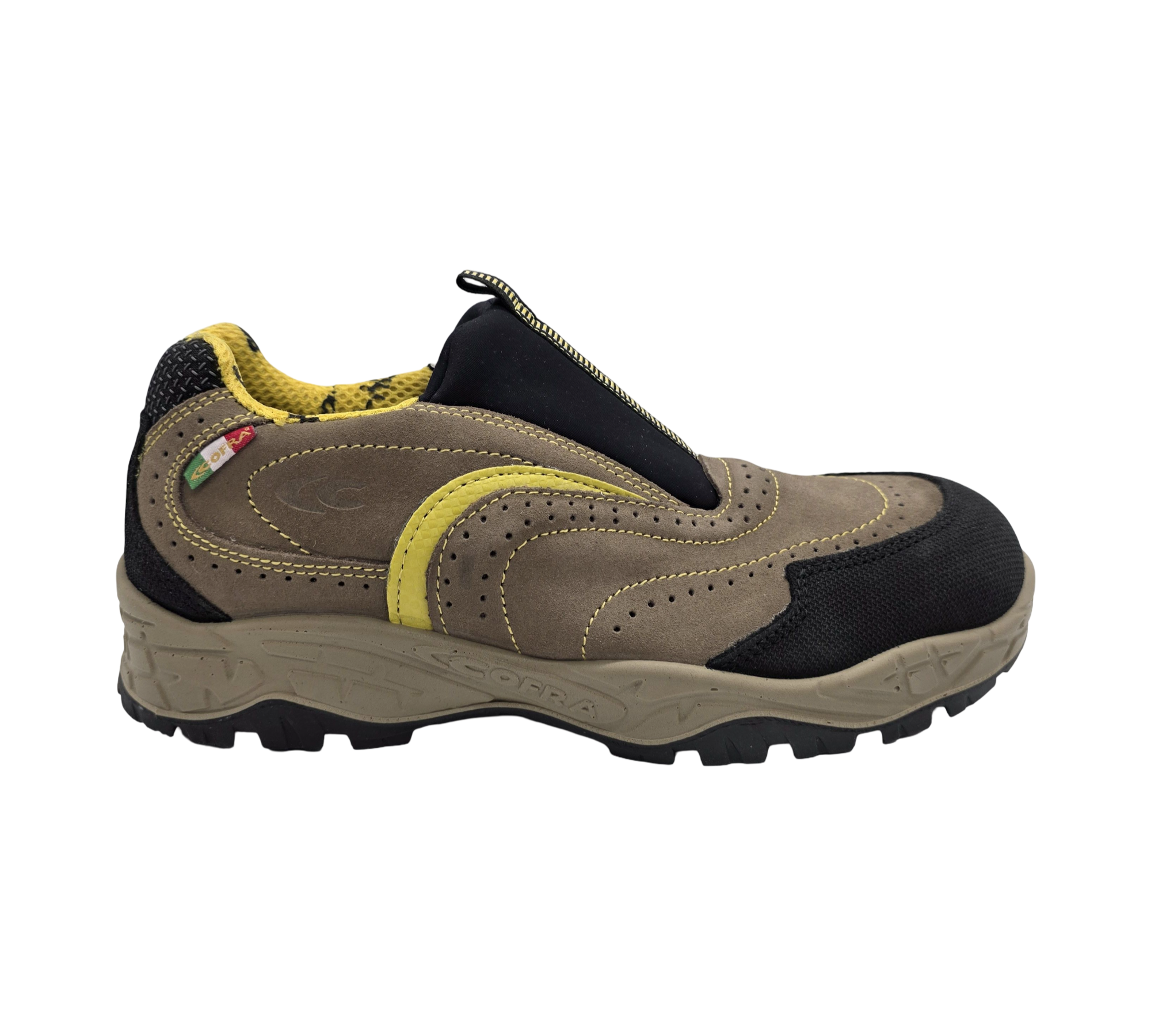 COFRA 22230-000.W42 SPATE Sicherheitsschuhe S1P SRC Gr. 42 Khaki