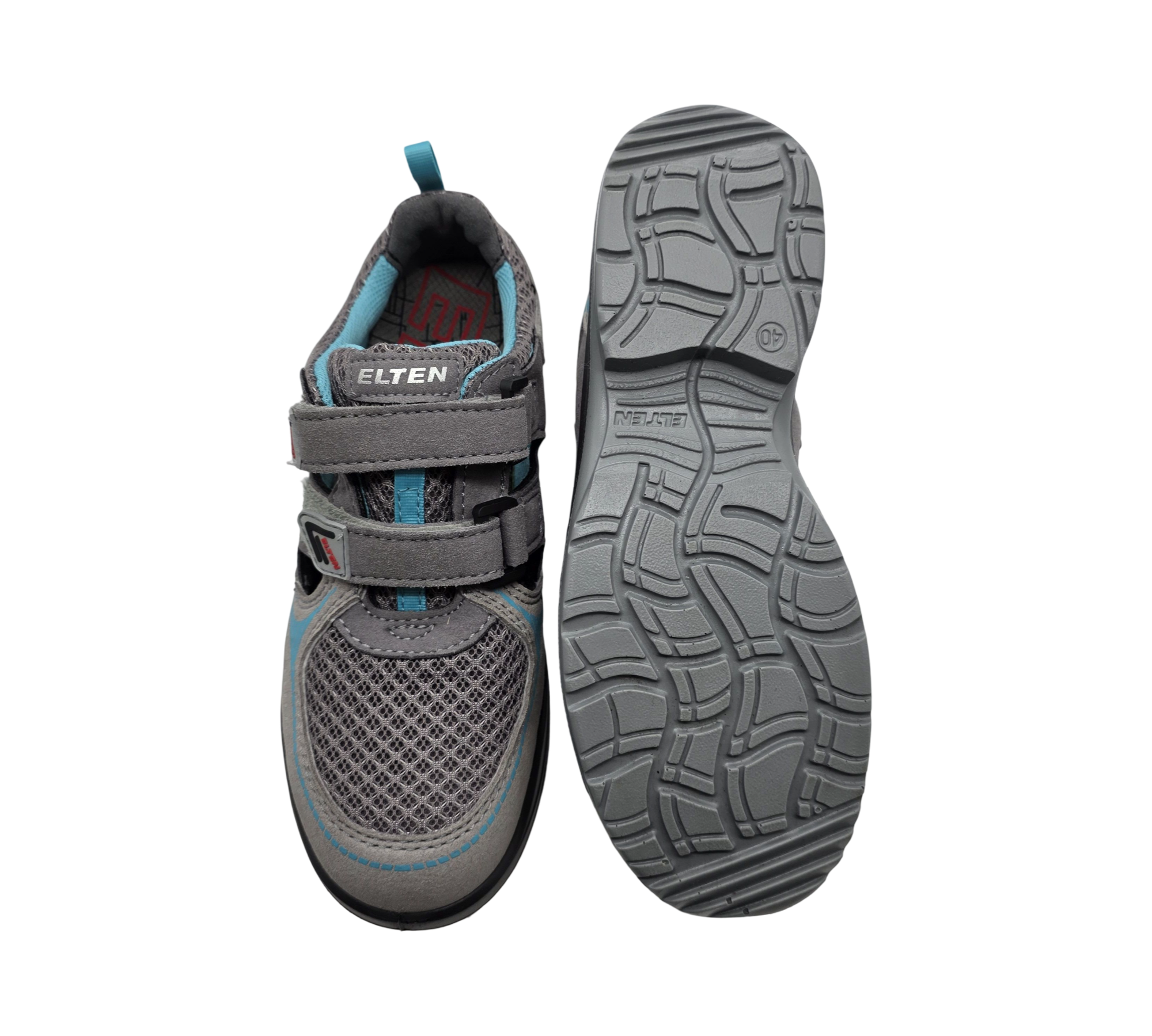 ELTEN MILA aqua Easy S1 Sicherheitsschuhe Gr. 40 Grau-Türkis