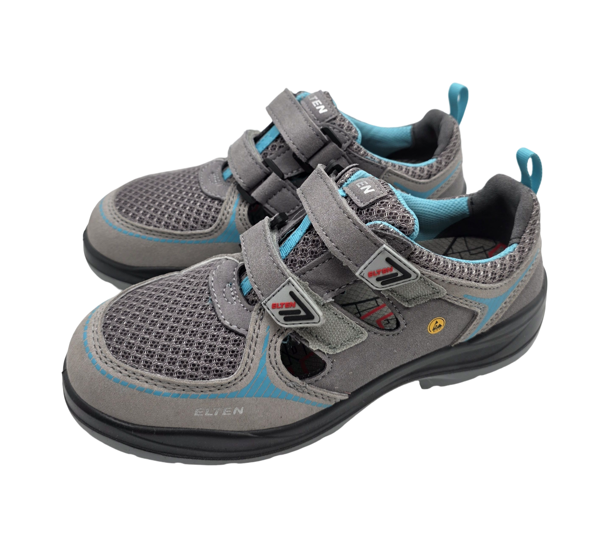 ELTEN MILA aqua Easy S1 Sicherheitsschuhe Gr. 40 Grau-Türkis