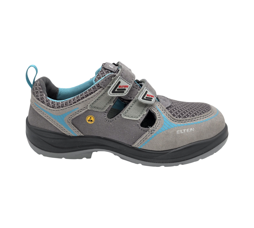 ELTEN MILA aqua Easy S1 Sicherheitsschuhe Gr. 40 Grau-Türkis