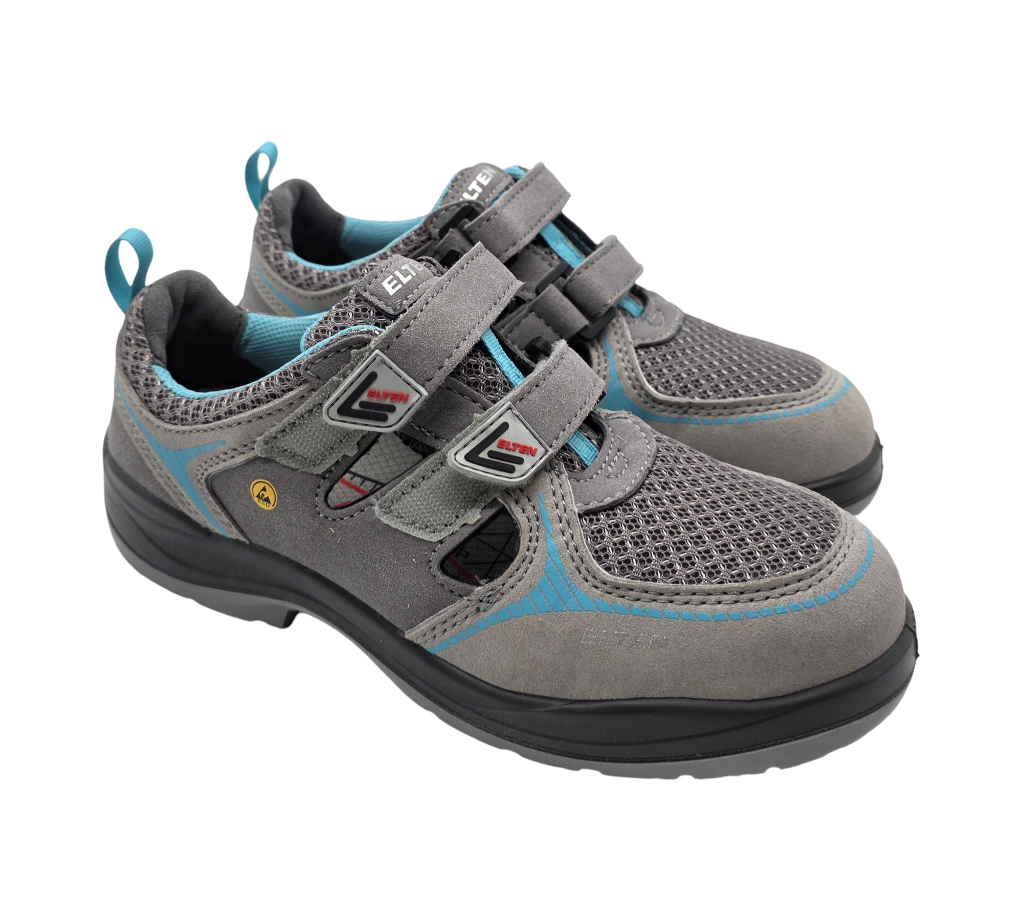 ELTEN MILA aqua Easy S1 Sicherheitsschuhe Gr. 40 Grau-Türkis