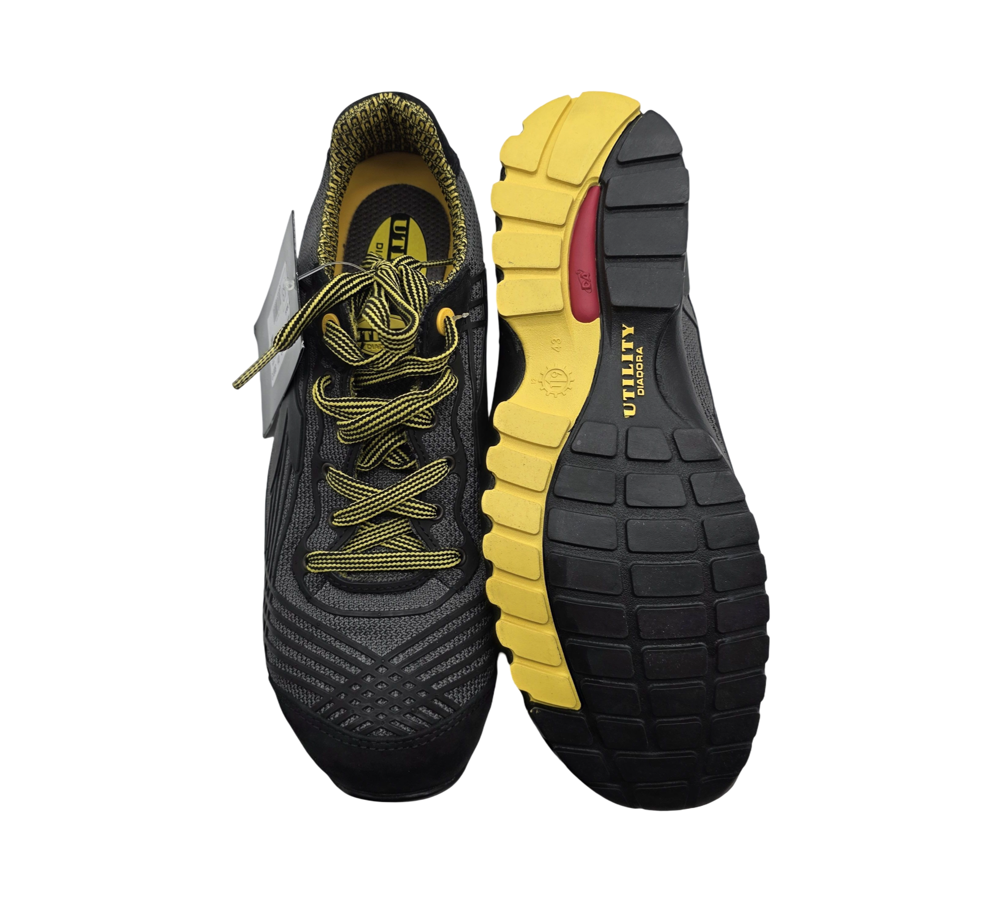 Diadora Beat DA2 Text Sicherheitsschuhe S1P HRO SRC Gr. 43 Schwarz
