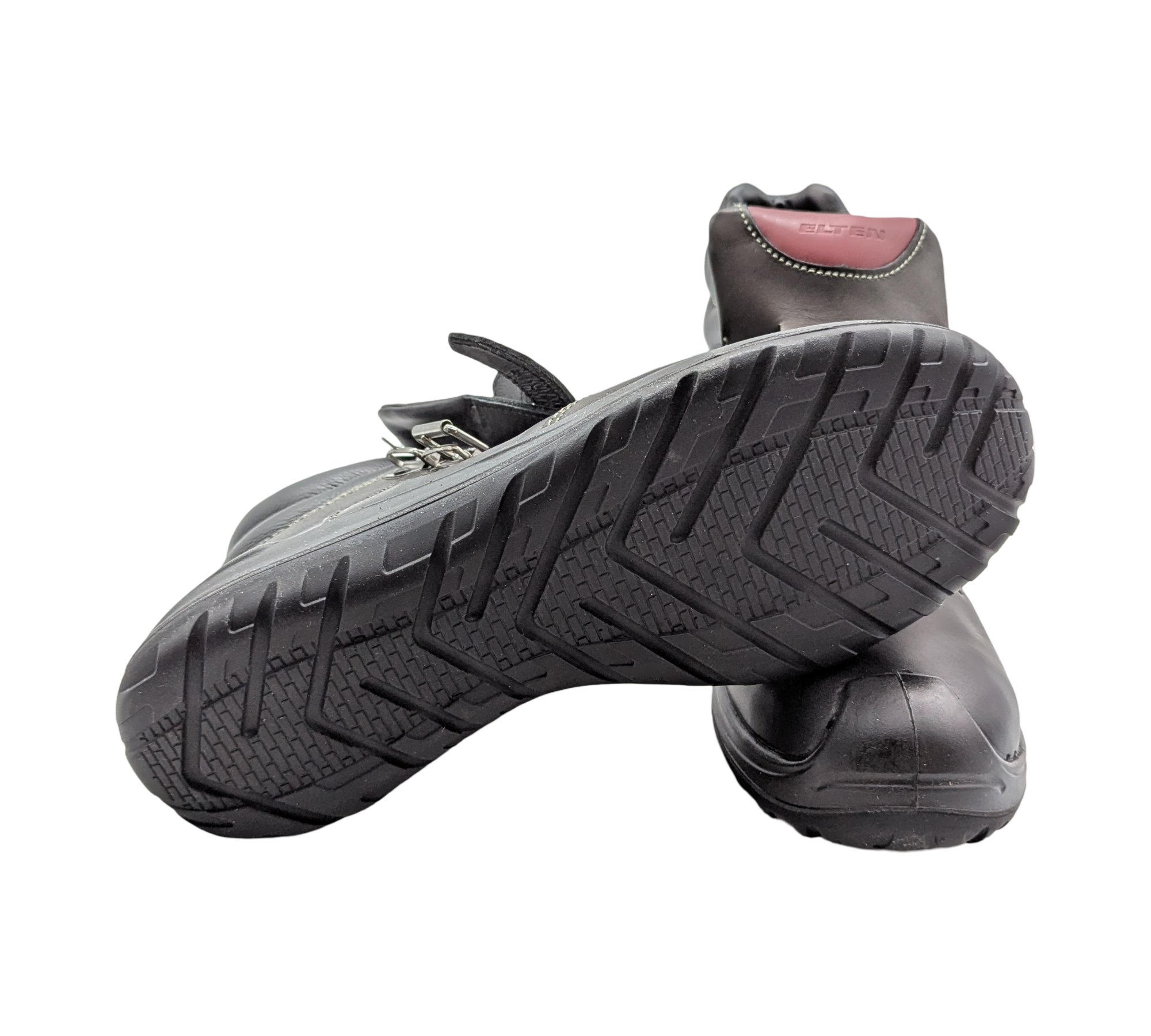 ELTEN ANDERSON Roof S3 Sicherheitsschuhe Gr. 44 Schwarz-Rot